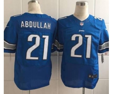 nike nfl jerseys detroit lions #21 abdullah blue[Elite][abdullah]