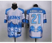 nike nfl jerseys detroit lions #21 abdullah noble fashion[2015 Elite][abdullah]