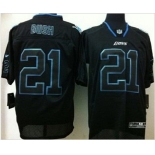 nike nfl jerseys detroit lions #21 bush black[Elite lights out]