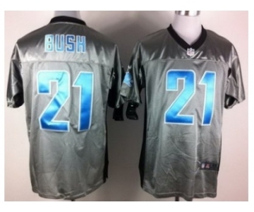 nike nfl jerseys detroit lions #21 bush grey[Elite shadow]