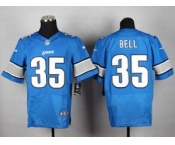 nike nfl jerseys detroit lions #35 bell blue[Elite]