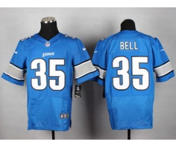 nike nfl jerseys detroit lions #35 bell blue[Elite]