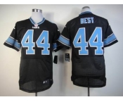 nike nfl jerseys detroit lions #44 jahvid best black[Elite]