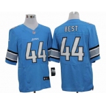 nike nfl jerseys detroit lions #44 jahvid best blue[elite]