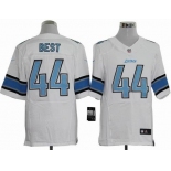 nike nfl jerseys detroit lions #44 jahvid best white[elite]