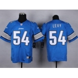 nike nfl jerseys detroit lions #54 levy blue[Elite]