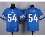 nike nfl jerseys detroit lions #54 levy blue[Elite]