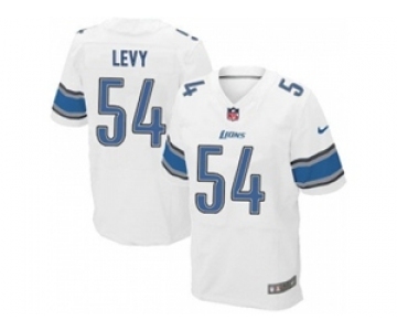 nike nfl jerseys detroit lions #54 levy white[Elite]