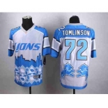 nike nfl jerseys detroit lions #72 tomlinson noble fashion[2015 Elite]