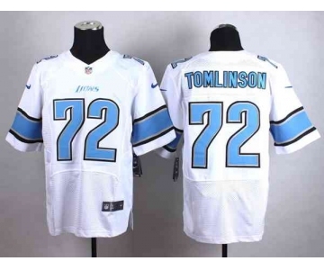 nike nfl jerseys detroit lions #72 tomlinson white[Elite]