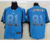 nike nfl jerseys detroit lions #81 calvin johnson blue[Elite drift fashion]