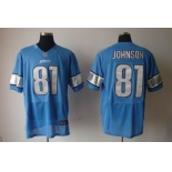 nike nfl jerseys detroit lions #81 calvin johnson blue[elite]