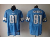 nike nfl jerseys detroit lions #81 calvin johnson blue[elite]