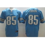 nike nfl jerseys detroit lions #85 ebron blue[Elite]