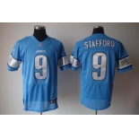 nike nfl jerseys detroit lions #9 stafford blue[elite]