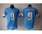 nike nfl jerseys detroit lions #9 stafford blue[elite]