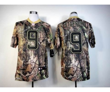 nike nfl jerseys detroit lions #9 stafford camo[Elite]