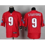 nike nfl jerseys detroit lions #9 stafford red[Elite]