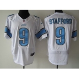 nike nfl jerseys detroit lions #9 stafford white[elite]