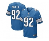 nike nfl jerseys detroit lions #92 ngata blue[Elite]