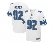 nike nfl jerseys detroit lions #92 ngata white[Elite]