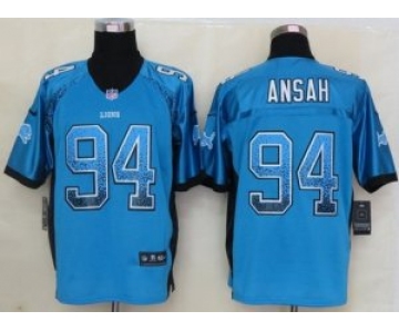 nike nfl jerseys detroit lions #94 ansah blue[Elite drift fashion]