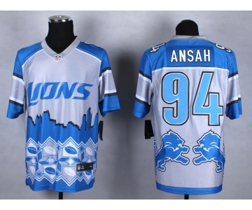 nike nfl jerseys detroit lions #94 ansah[Elite Style Noble Fashion]