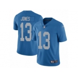 Men Nike Detroit Lions #13 T.J. Jones Blue Alternate Vapor Untouchable Limited Player NFL Jersey