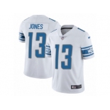 Men Nike Detroit Lions #13 T.J. Jones White Vapor Untouchable Limited Player NFL Jersey