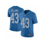 Men Nike Detroit Lions #43 Nick Bellore Blue Alternate Vapor Untouchable Limited Player NFL Jersey