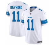 Men's Detroit Lions #11 Kalif Raymond White 2024 F.U.S.E. Vapor Limited Football Stitched Jersey