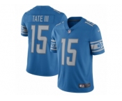 Men's Detroit Lions #15 Golden Tate Nike Blue 2017 Limited Jersey