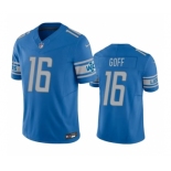 Men's Detroit Lions #16 Jared Goff Blue 2023 F.U.S.E. Vapor Untouchable Limited Stitched Jersey