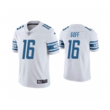 Men's Detroit Lions #16 Jared Goff White Vapor Untouchable Limited Stitched Football Jersey