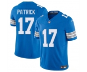 Men's Detroit Lions #17 Tim Patrickn Blue 2024 F.U.S.E. Vapor Limited Football Stitched Jersey