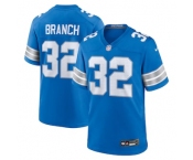 Men's Detroit Lions #32 Brian Branch Blue 2nd Alternate Game Nike Jersey