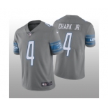 Men's Detroit Lions #4 DJ Chark Jr. Gray Vapor Untouchable Limited Stitched Jersey