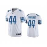 Men's Detroit Lions #44 Malcolm Rodriguez White Vapor Untouchable Limited Stitched Jersey