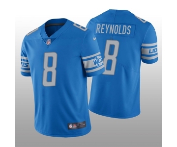 Men's Detroit Lions #8 Josh Reynolds Blue Vapor Untouchable Limited Stitched Jersey