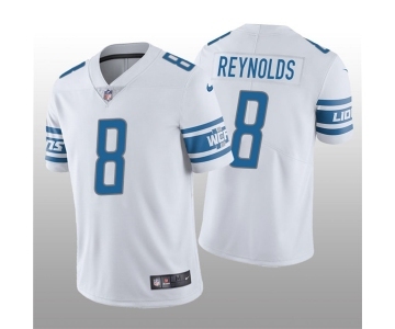 Men's Detroit Lions #8 Josh Reynolds White Vapor Untouchable Limited Stitched Jersey