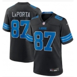 Men's Detroit Lions #87 Sam Laporta Limited Black 2024 Vapor Stitched Jersey