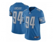 Men's Detroit Lions #94 Ezekiel Ansah Nike Blue 2017 Limited Jersey