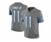 Men's Nike Detroit Lions #11 Marvin Jones Jr Limited Steel Rush NFL Jersey