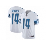 Men's Nike Detroit Lions #14 Jake Rudock Vapor Untouchable Limited White NFL Jersey