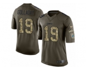 Men's Nike Detroit Lions #19 Kenny Golladay Limited Green Salute to Service NFL Jersey