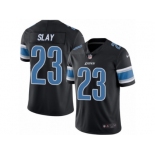 Men's Nike Detroit Lions #23 Darius Slay Limited Black Rush NFL Jersey