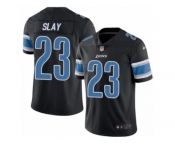 Men's Nike Detroit Lions #23 Darius Slay Limited Black Rush NFL Jersey