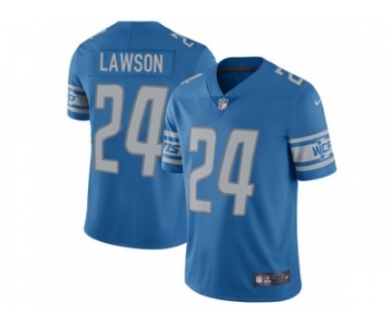 Men's Nike Detroit Lions #24 Nevin Lawson Vapor Untouchable Limited Light Blue Team Color NFL Jersey