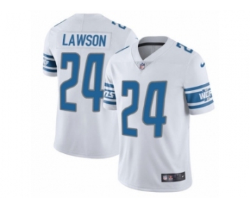 Men's Nike Detroit Lions #24 Nevin Lawson Vapor Untouchable Limited White NFL Jersey