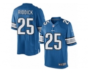 Men's Nike Detroit Lions #25 Theo Riddick Limited Light Blue Team Color NFL Jersey